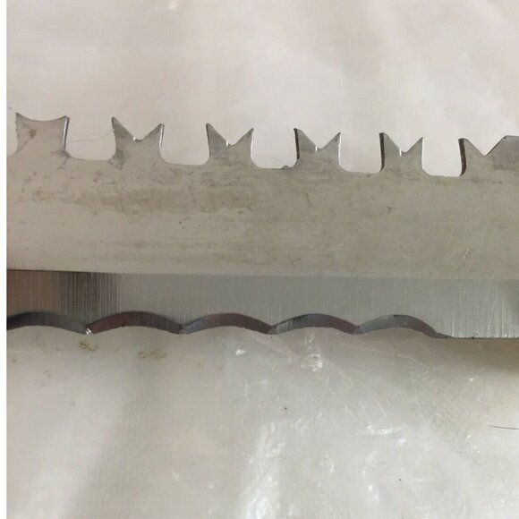 Vintage Quikut Quikkle Utility Bread Knife  9-1/2” Stainless Blade Fork Tip USA - Picture 5 of 8